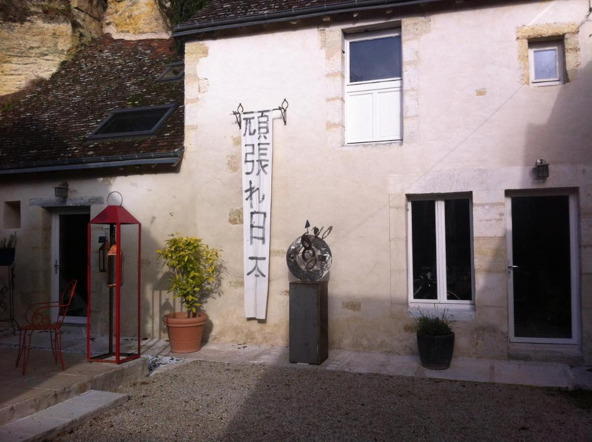 Troglodyte Loft 2 Lägenhet Thoré-la-Rochette Exteriör bild